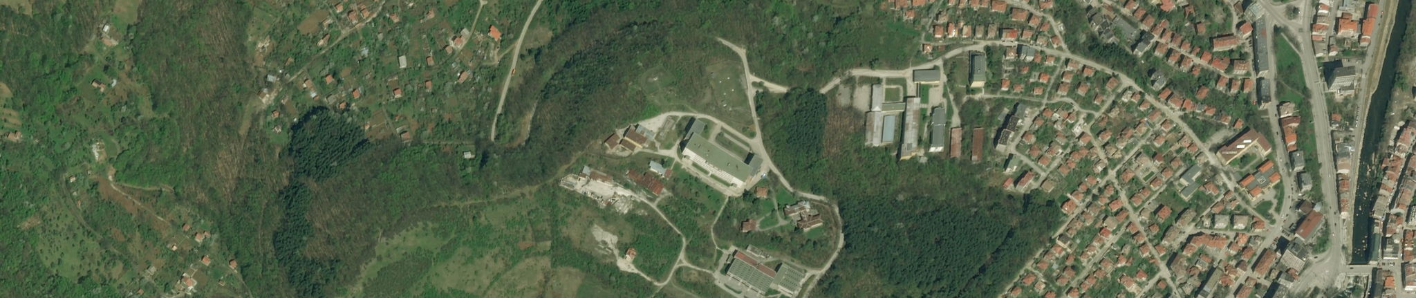 Габрово - Сателитна снимка