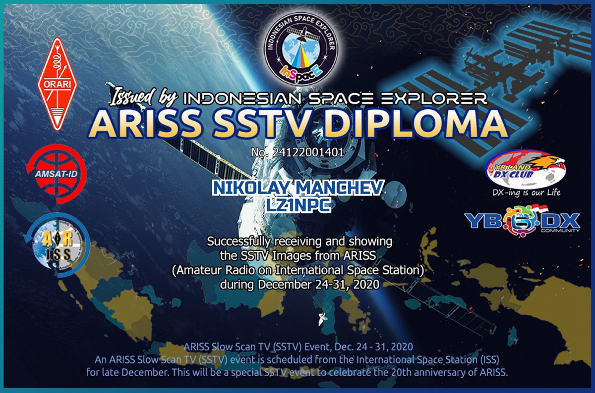 Diploma Indonesian space explorer